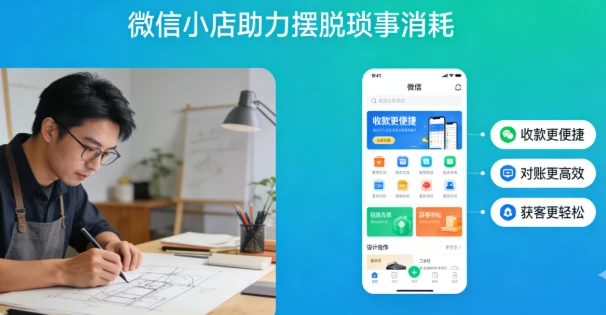 收钱吧微信小店：如何解决装修设计分期收款？