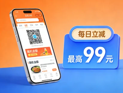 收钱吧：云闪付扫码点餐每日随机立减？